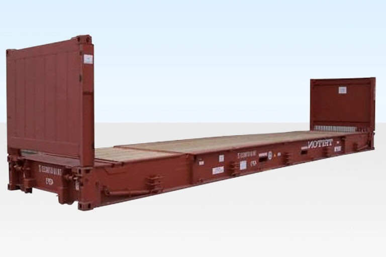 40Ft X 8Ft Used Flat Rack Shipping Container