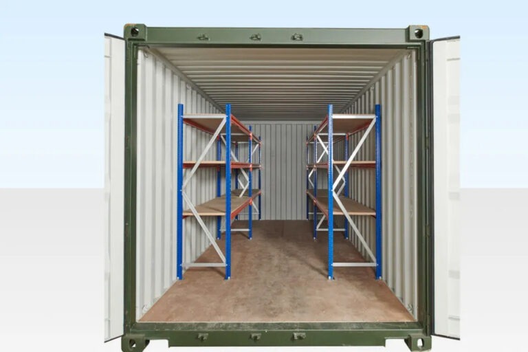 Adjustable, Heavy Duty Three Tier Container Racking (2 Bays) - Image 3
