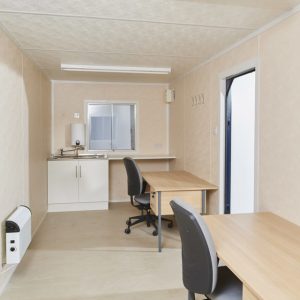 24Ft x 9Ft Steel Anti-Vandal Office Cabin