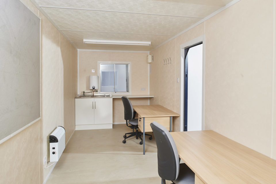 24Ft x 9Ft Steel Anti-Vandal Office Cabin