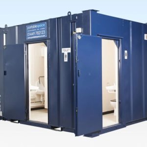 12Ft x 9Ft 2+1 Jackleg Toilet Cabin