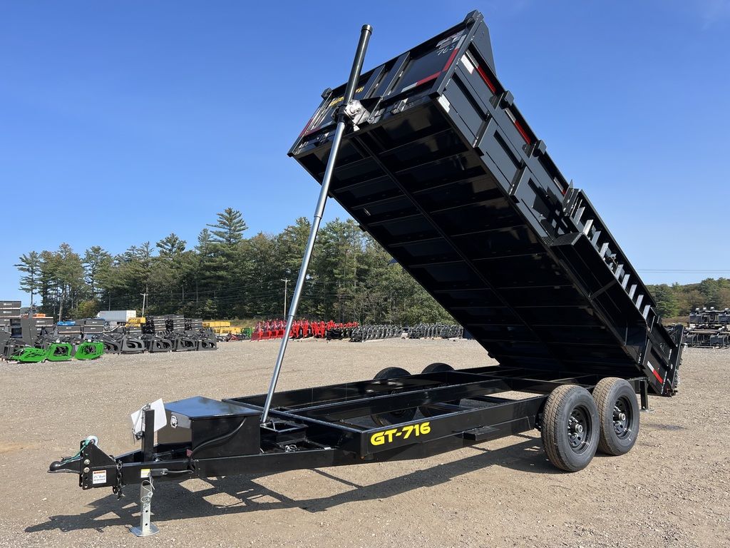 2024 Griffin Trailers 7×16 14K Telescopic Dump Trailer w/Ramps & Spare Tire Mount - Image 18