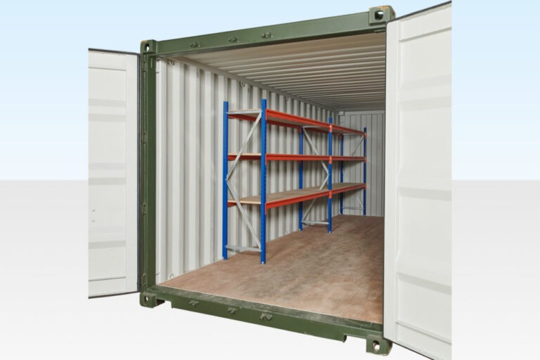 Adjustable, Heavy Duty Three Tier Container Racking (2 Bays) - Image 2