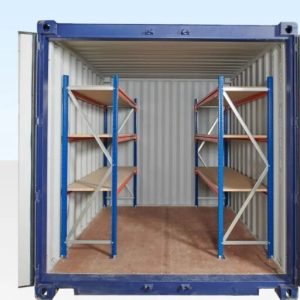 Adjustable, Heavy Duty Two Tier Container Racking (Single Bay)