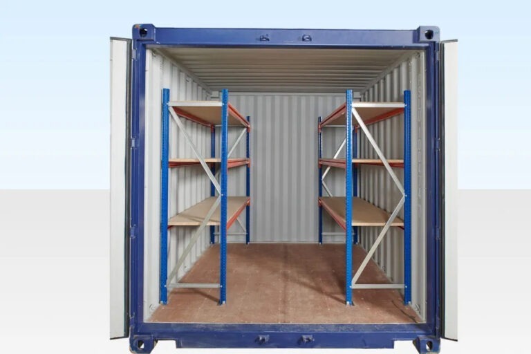 Adjustable, Heavy Duty Two Tier Racking For Rear Of Container - Image 3