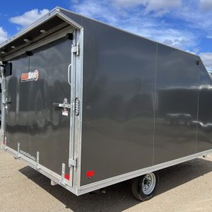 Sno Pro 101×12 Aluminum 2-Place Snowmobile Trailer w/Galvanized Package