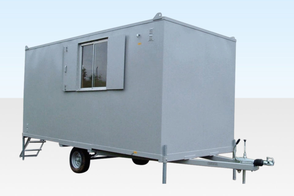 16Ft x 7Ft 6in Steel Mobile Anti-Vandal Office Cabin - Image 2
