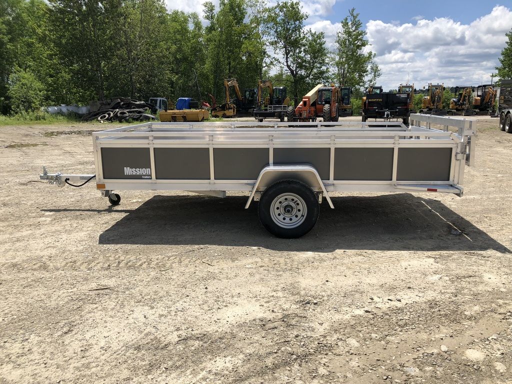 2022 Mission Trailers 6×12 Aluminum Open Utility w/Integrated Rear Ramp