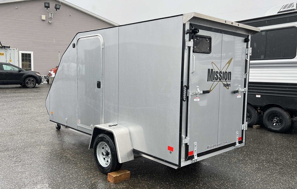 2024 Mission Trailers 60×12 Aluminum Single Place Crossover w/Galvanized Package, Rear Canopy - Image 20