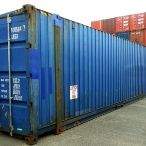 45′ HCPW Shipping Container Blue (RAL 5013)