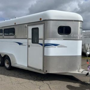 2000 Morgan Built 3 Horse Bumper Pull Horse Trailer