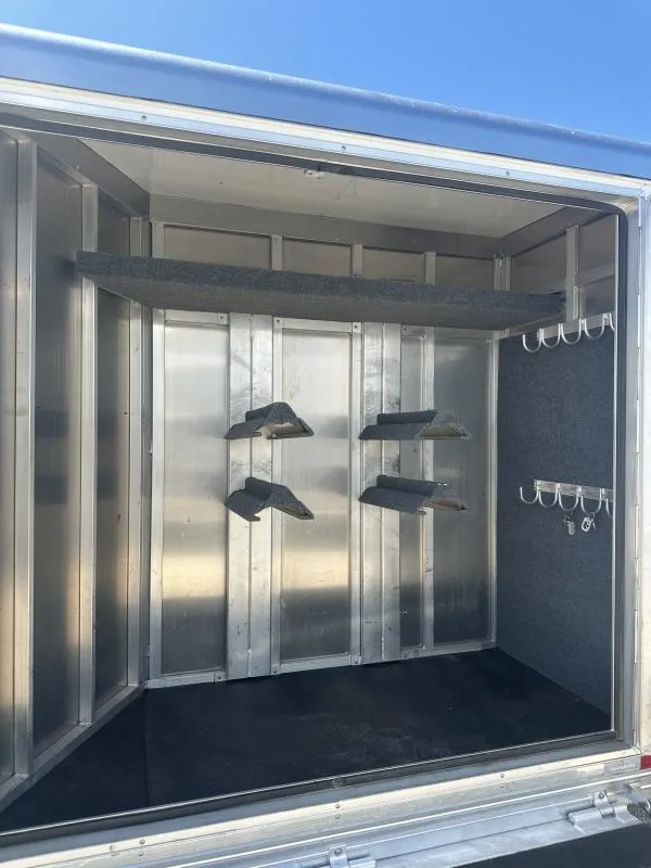 2020 Bloomer 4 Horse Stock Combo Trainer Tack Horse Trailer - Image 11