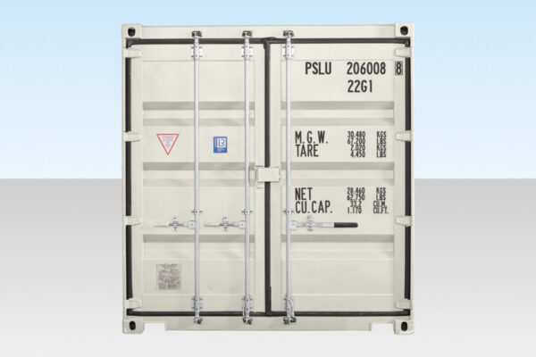 20Ft Shipping Container (One Trip) – White - Image 3