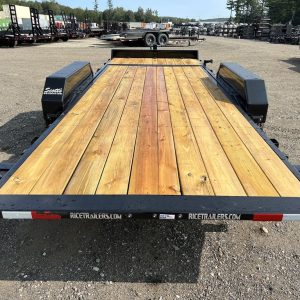 2024 Rice Trailers 7×20 16K Tilt Deck Equipment w/Spare Mount