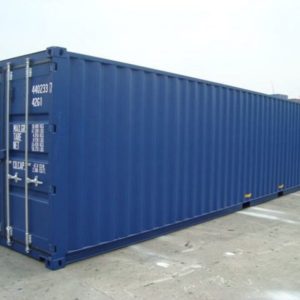 45′ HCPW Shipping Container Blue (RAL 5013)