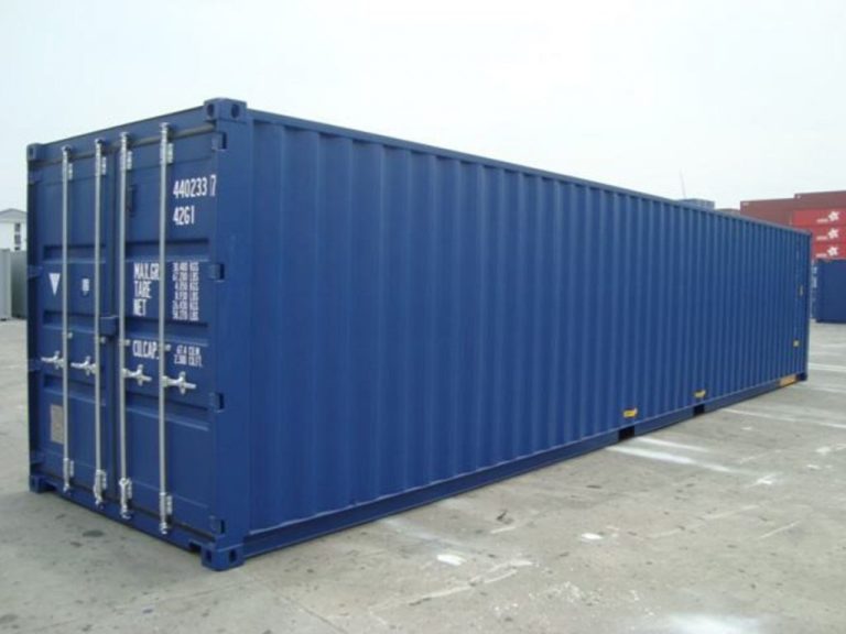 45′ HCPW Shipping Container Blue (RAL 5013)