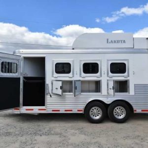 2018 Lakota 84HBPSL 4 Horse Trailer with 2′ Short Wall