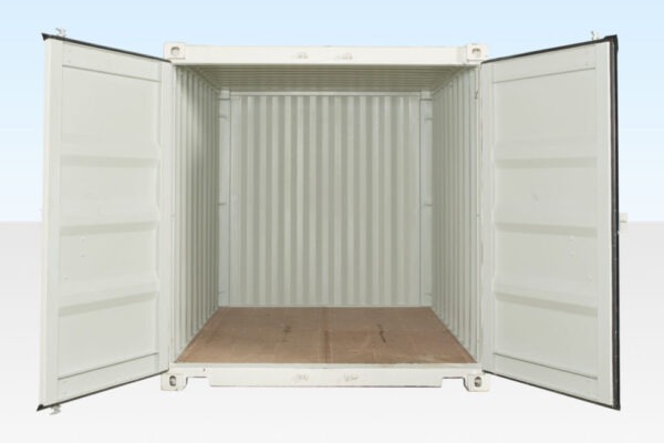 10Ft X 8Ft Shipping Container (One Trip) – White - Image 2