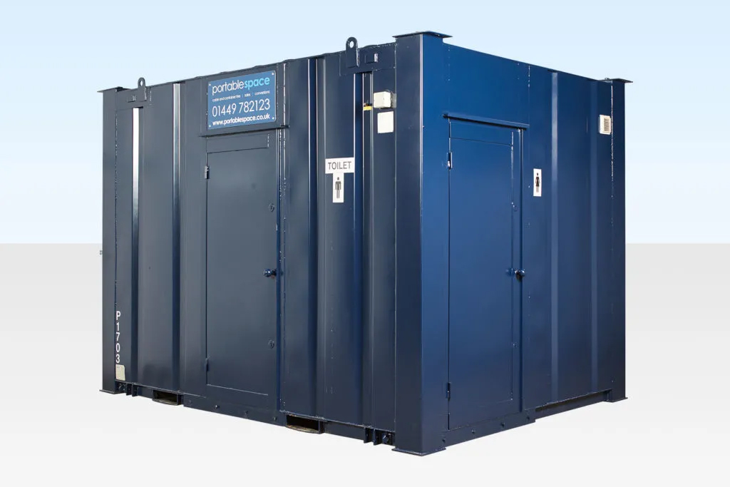 12Ft x 9Ft 2+1 Jackleg Toilet Cabin