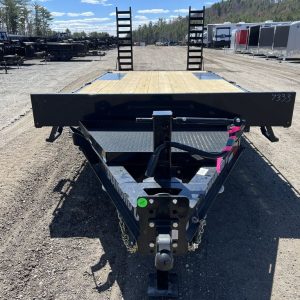 2024 Diamond C 8.5×20 20K Deckover Equipment Trailer w/ 72” Flip-Knee Ramps