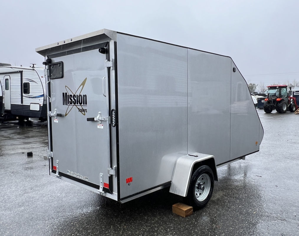 2024 Mission Trailers 60×12 Aluminum Single Place Crossover w/Galvanized Package, Rear Canopy - Image 19