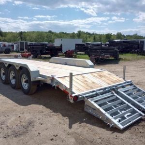 2024 N&N Trailers 7×20+3 Galvanized 22.5K Lowpro Equipment Trailer w/HD Full Width Ramps