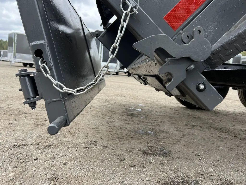 2024 RawMaxx 5X10 7K Powder Coated Dump Trailer w/Tarp Kit - Image 15