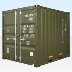 8Ft One Trip Shipping Container (Green)