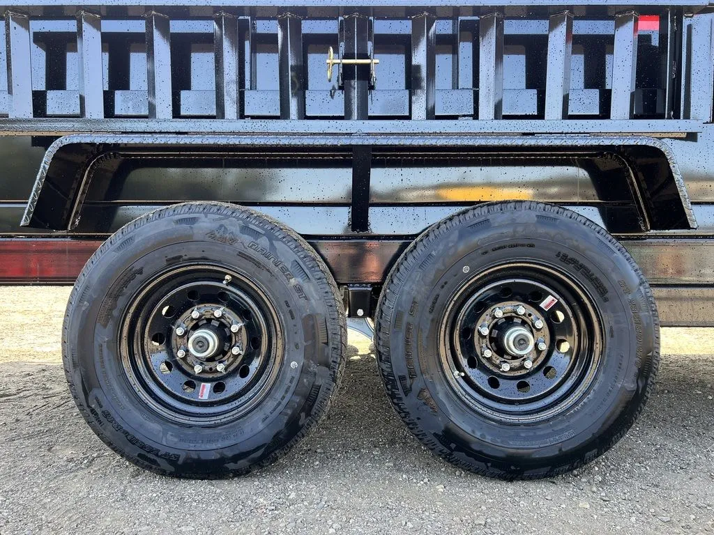 2024 Griffin Trailers 7×16 14K Telescopic Dump Trailer w/Ramps & Spare Tire Mount - Image 17