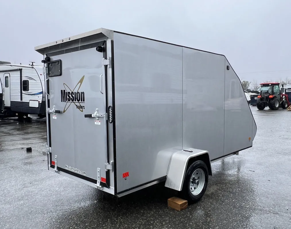 2024 Mission Trailers 60×12 Aluminum Single Place Crossover w/Galvanized Package, Rear Canopy - Image 7