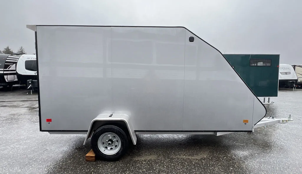 2024 Mission Trailers 60×12 Aluminum Single Place Crossover w/Galvanized Package, Rear Canopy - Image 6