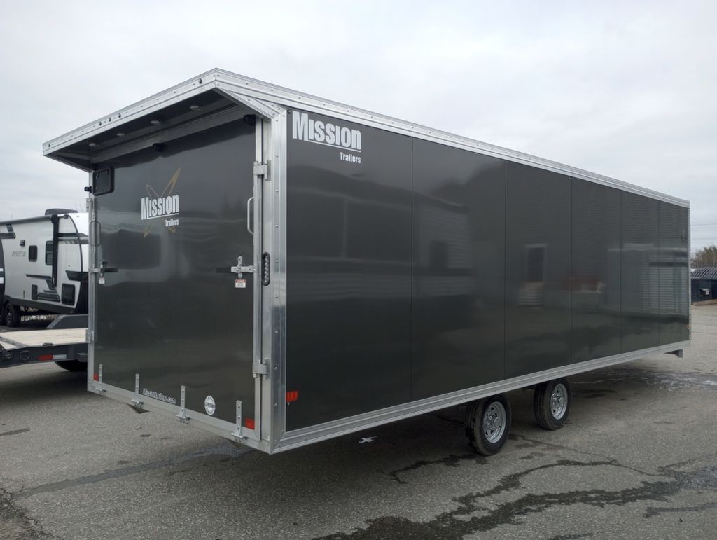 2024 Mission Trailers 101×24 Aluminum 4/5-Place Drive In/Out Deckover w/Galvanized Pkg, Canopy - Image 5