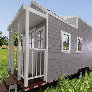Insulated Aluminum Tiny Prefab House On Wheels