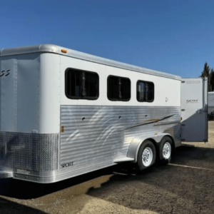 2008 Exiss Sport ES 30B 3 horse slant horse trailer
