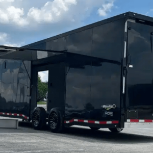 Enclosed ATC Gooseneck Car Trailer 2026 40ft. Aluminum ROM 500 w/Black Trim Package 5789