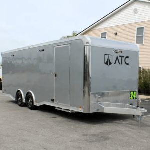 Enclosed ATC Car Trailer 2026 24ft. Aluminum ROM 400 w/Large Escape Door & Aluminum Wheels 5753