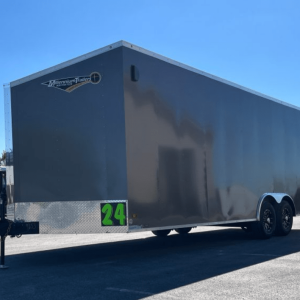 Enclosed Car Hauler 2026 24ft. Hero w/Heavy Duty Ramp Door & Aluminum Wheels 9653
