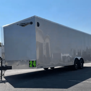 Enclosed Car Hauler 2026 24ft. Hero w/Heavy Duty Ramp Door & Aluminum Wheels 0941