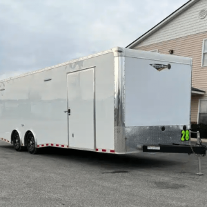 Enclosed Car Hauler 2026 28ft. Extreme w/6K Torsion Spread Axles, Finished Interior w/Cabinets & Alum. Wheels 0592