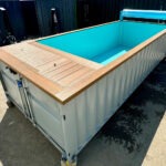 6m/20ft Caribbean Blue Container Swimming Pool