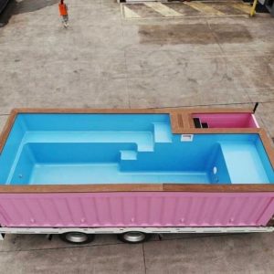 Pink 20 Ft Container Pool