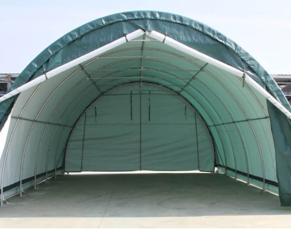 20FT X 20FT X 12FT CARPORT SHELTER (GREEN)
