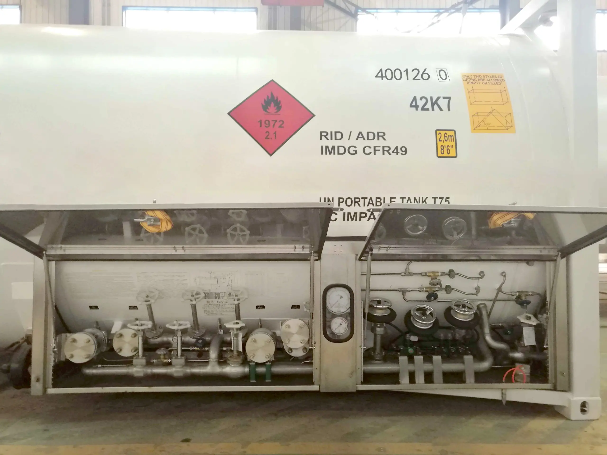 40′ T75 CRYOGENIC ISO TANKS CONTAINER - Image 4