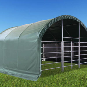 20FT X 20FT X 12FT LIVESTOCK SHELTER (GREEN)