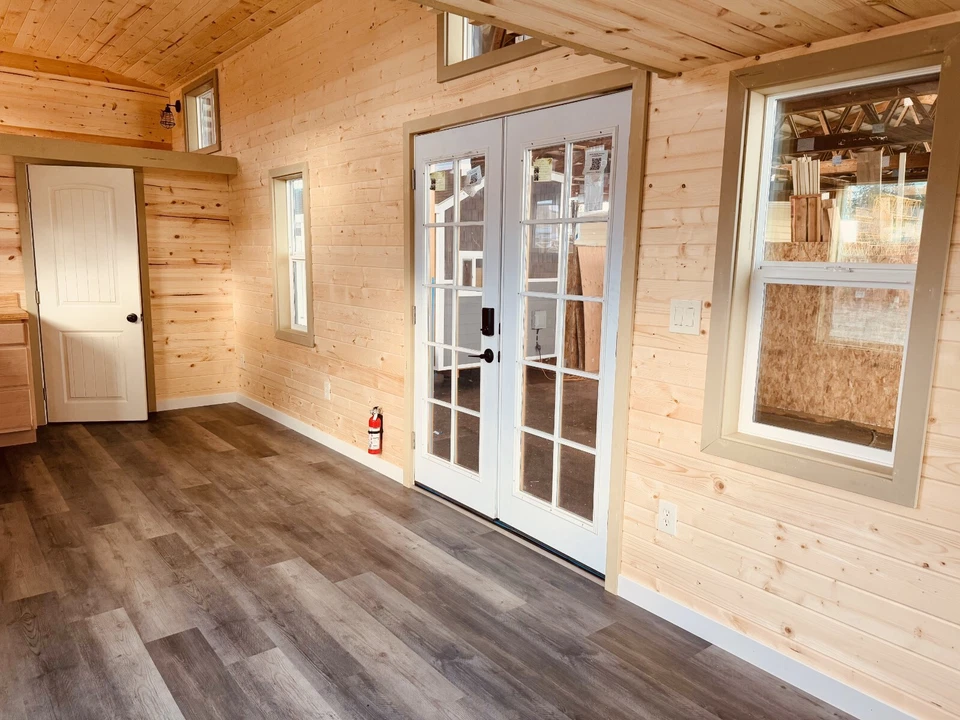 Tiny house on wheels 9 x 30 MODERN BUNGALOW DUAL LOFT READY TO SHIP - Image 13
