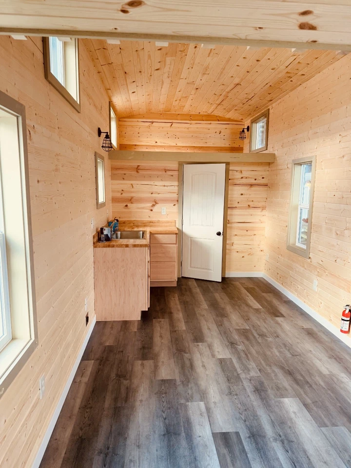 Tiny house on wheels 9 x 30 MODERN BUNGALOW DUAL LOFT READY TO SHIP - Image 12