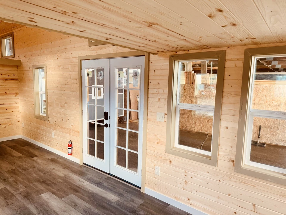 Tiny house on wheels 9 x 30 MODERN BUNGALOW DUAL LOFT READY TO SHIP - Image 11