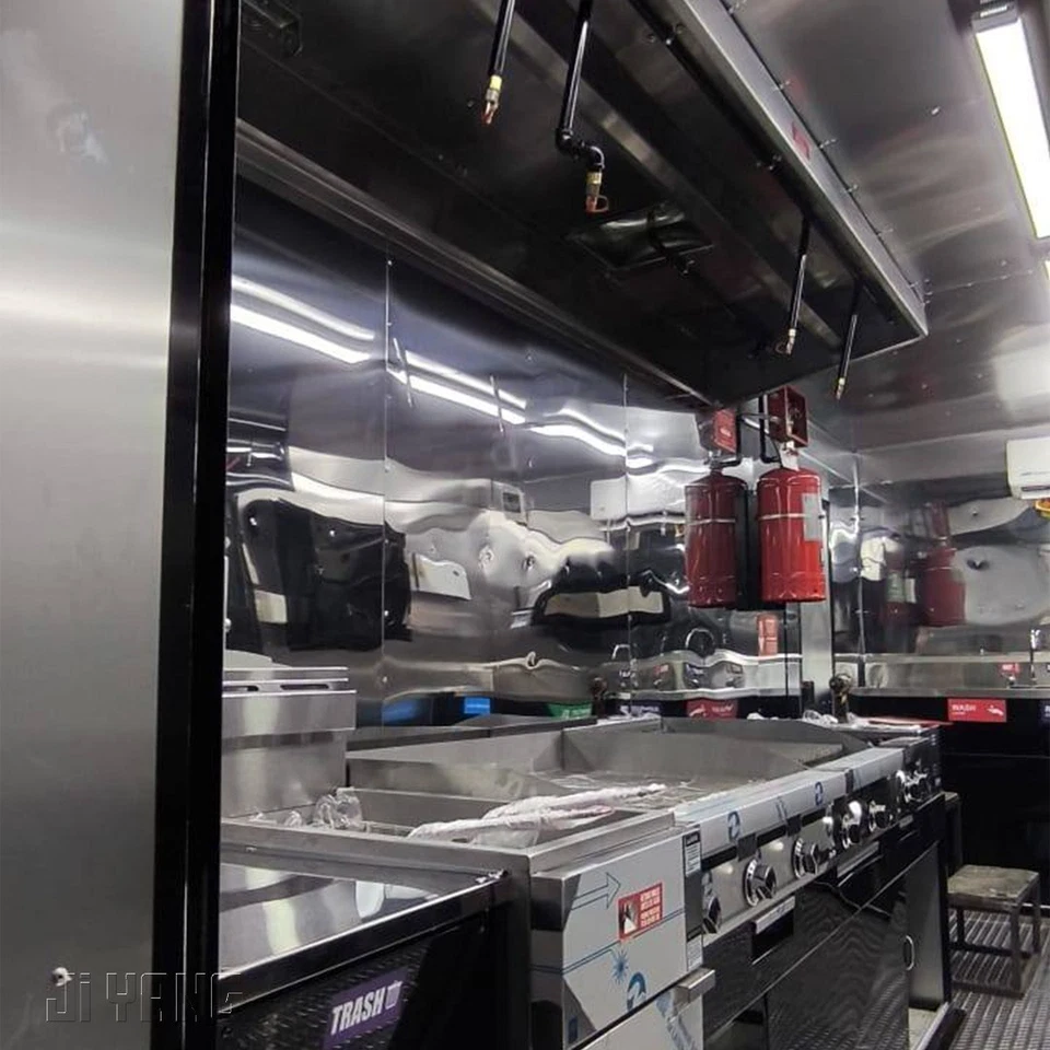 Fully Equipped Mobile Kitchen Food Trailer - Dual Axle Concession Stand - Black - Image 9