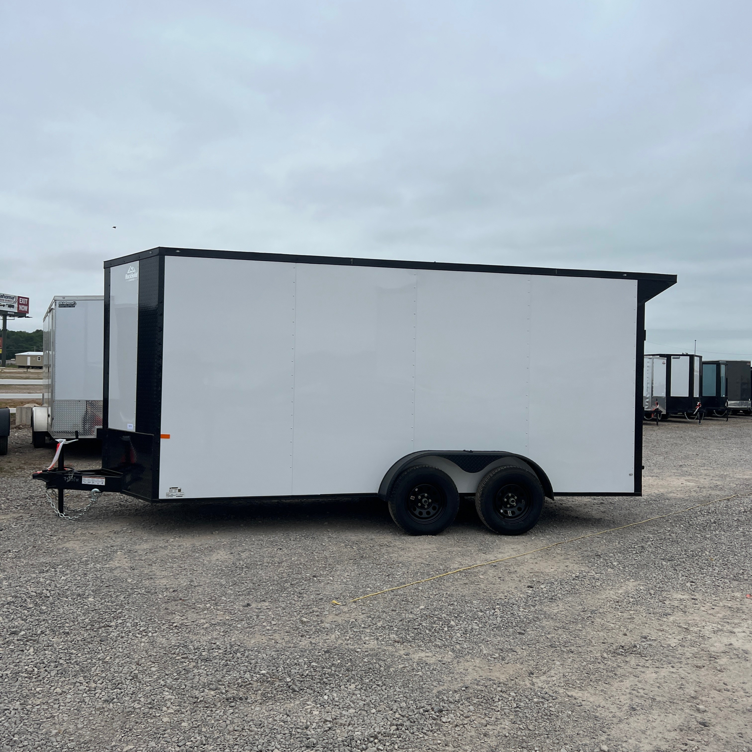 7x16 7k Rock Solid Cargo Trailer